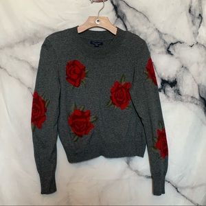 AE🦅 floral sweater